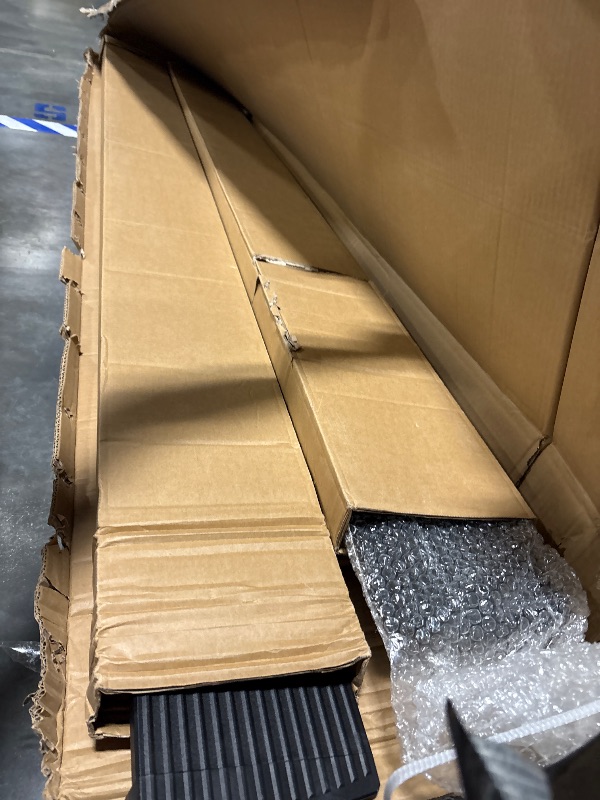 Photo 1 of ***MISSING MOUNTING BRACKETS AND HARDWARE**Rough Country Power Running Boards with LED Step Lights for Chevy Silverado & GMC Sierra 1500/2500HD/3500HD (2019-2025) Crew Cab - Electric Powerstep & Retractable Truck Steps           