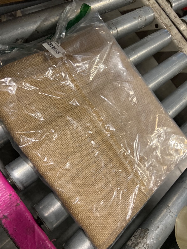 Photo 1 of 100% Natural Jute Rustic Burlap Table Runner - 12" Wide x 120" Long - Perfect for Rustic Theme Weddings, Events, Parties, BBQ's, Dining Table & Home Decor.