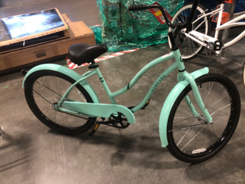 Photo 1 of **SALE NO RETURNS** 26" Concord Pacifica Cruiser Bicycle, Fits Riders 5'2" - 5'10"+, Adult, Unisex, Light Blue