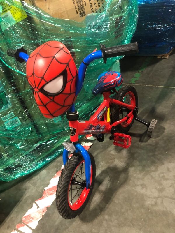 Photo 1 of **SALE NO RETURNS** Huffy 12" Marvel Spider-Man Kids' Bike, Fits Riders 3'1" - 3'5", Red, Child, Boy's