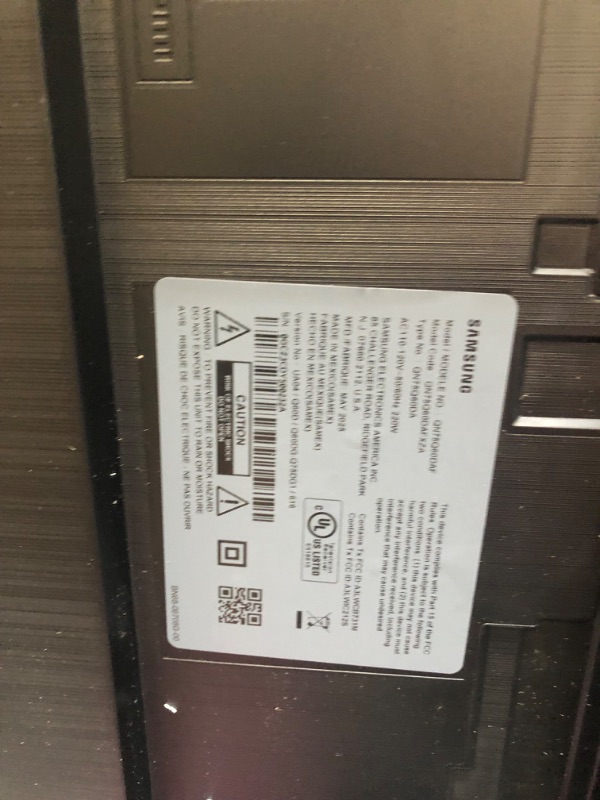 Photo 1 of ***parts only*************Samsung 75-Inch Class QLED 4K Q60D Series Quantum HDR Smart TV w/Object Tracking Sound Lite, Motion Xcelerator, Slim Design, Gaming Hub, Alexa Built-in (QN75Q60D, 2024 Model)
