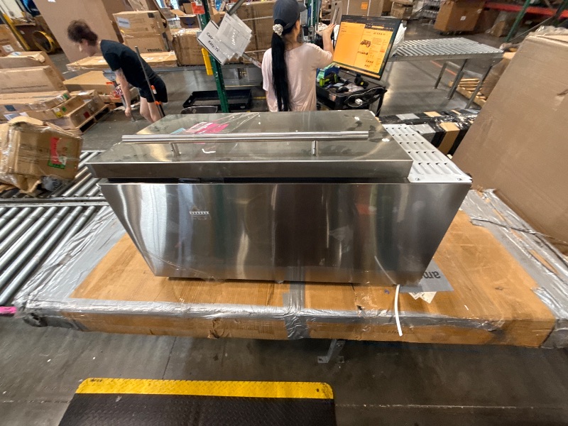 Photo 1 of **MINOR DAMAGE PN THE SIDE**Electactic Commercial Nugget Ice Maker Machine, 66Lbs/Day, Bulit-in Freestanding Under Counter Ice Machine, Self-Cleaning & 24H Timer & LCD Panel,Stainless Steel Ice Maker