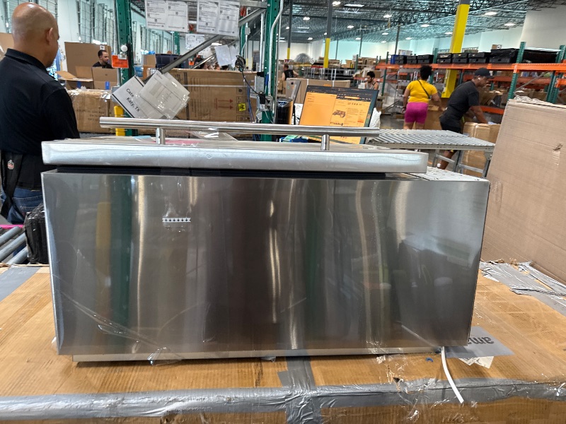 Photo 1 of **MINOR DAMAGE PN THE SIDE**Electactic Commercial Nugget Ice Maker Machine, 66Lbs/Day, Bulit-in Freestanding Under Counter Ice Machine, Self-Cleaning & 24H Timer & LCD Panel,Stainless Steel Ice Maker