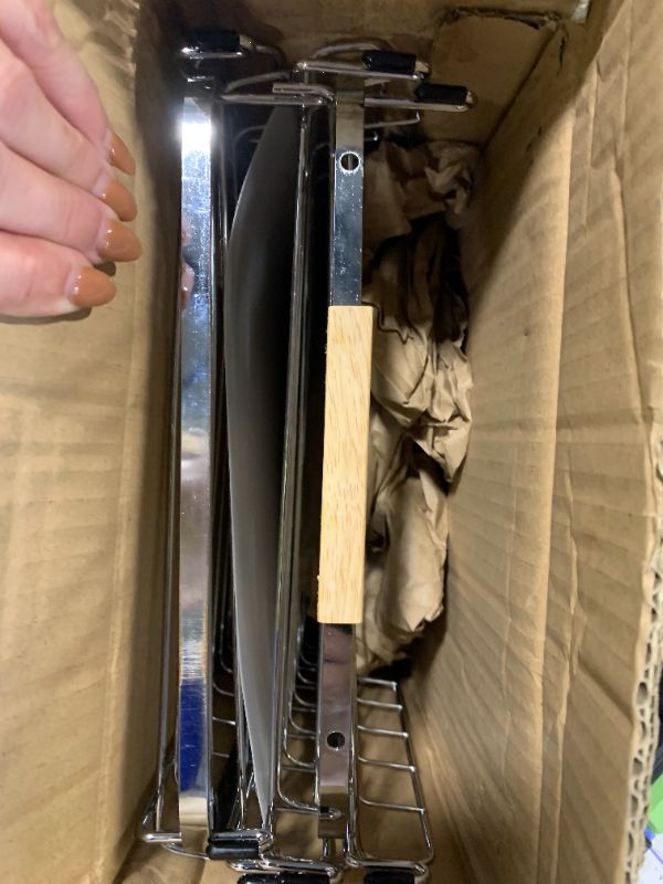 Photo 1 of ***SIMILAR**Under Sink Organizer, 2 Packs 2 Tier Under Sink Organizers and Storage, Slide Out Pull Out Cabinet Organizer Shelf, Metal Sliding Drawer for Kitchen Bathroom Pantry Cabinet Closet Organization Rack