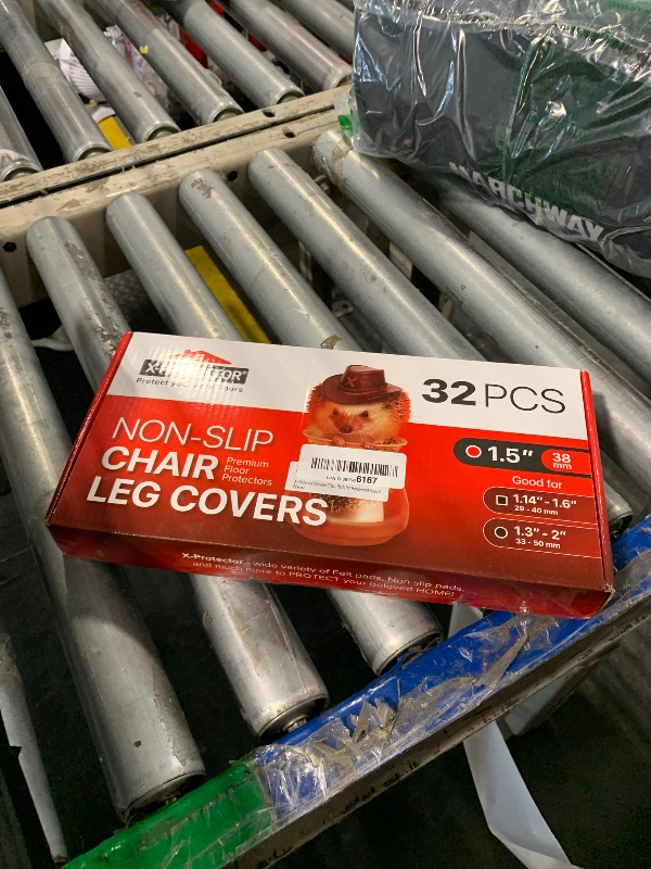 Photo 1 of ***PARTIAL SET***
X-Protector Silicone Chair Leg Floor Protectors with Non-Slip Furniture Pads - 15 PCS 1.3" - 2" - Anti-Slip Chair Leg Covers - Non-Skid Furniture Leg Caps - Furniture Pads for Hardwood Floors!