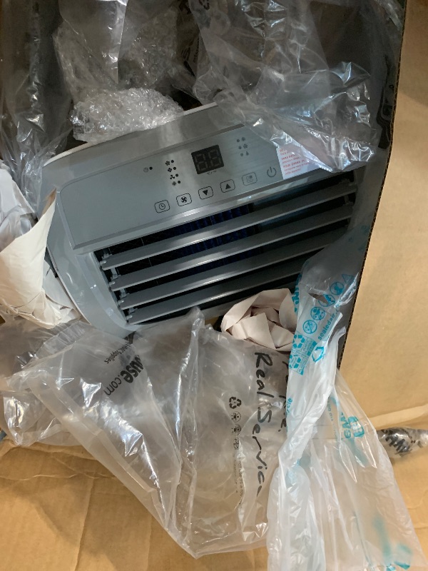 Photo 1 of 10000 BTU Portable Air Conditioner, Quiet and Energy Efficient Portable AC Unit with Fan, Dehumidifier, Remote, 24Hour Timer, Cools Spaces up to 450 Sq.Ft for Home, Office, Bedroom