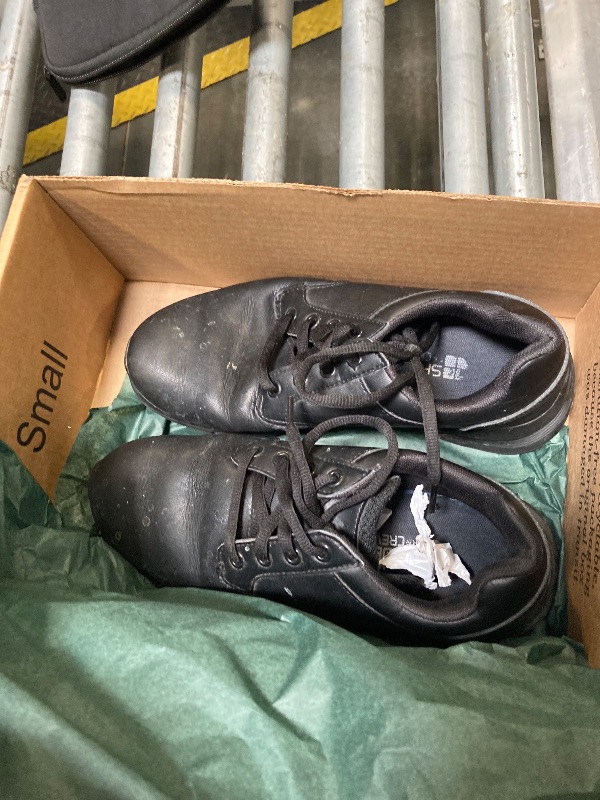 Photo 1 of Shoes For Crews Unisex Slip-Resistant Work Sneakers – Comfortable, Lightweight, Water-Resistant & Non-Slip Work Shoes - Ideal for Men & Women in Hospitality, Retail, Food Service & More - Merlin, Size 6.5