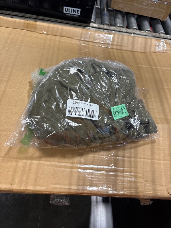 Photo 1 of **BOTTOMS ONLY***Zeagoo Women 2 Piece Linen Sets 2025 Button Down Shirt and Drawstring Long Pants Set Summer Outfits?Army Green?X-Large