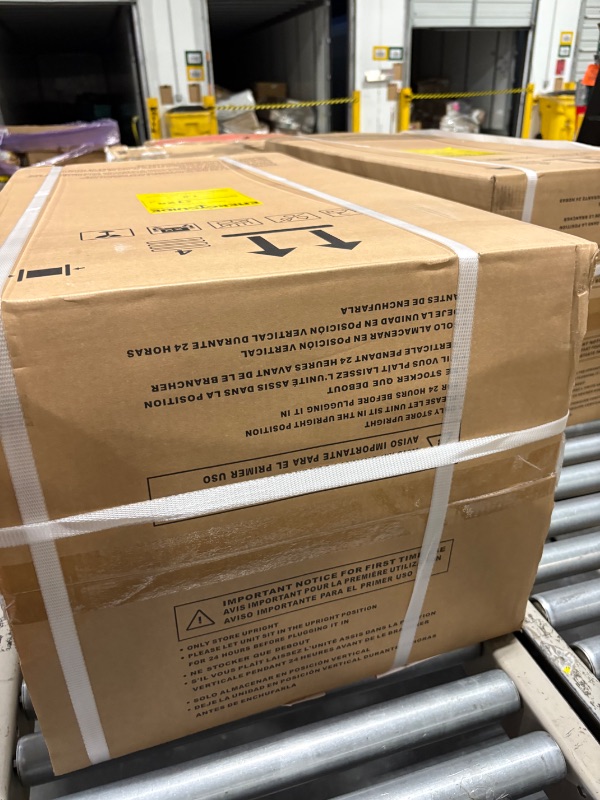Photo 1 of **factory sealed as shown in photos**
Amazon Basics 4-In-1 Portable Air Conditioner, 13,500 BTU (ASHRAE), Cools Up to 550 Sqf, Portable AC with Cool/Heat/Dry (Dehumidifier)/Fan-Only Functions, Auto Mode, Sleep Mode, Timer, White