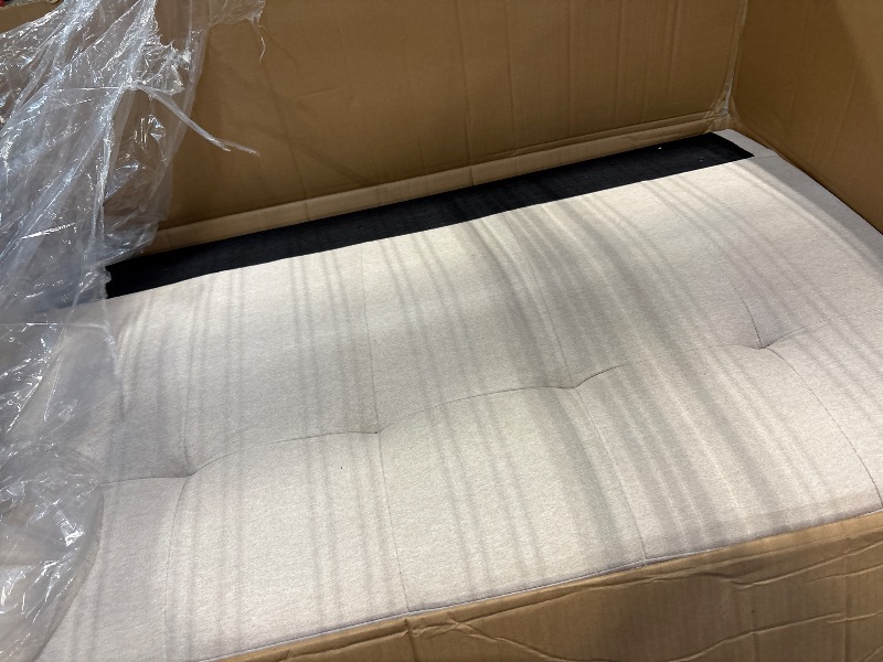 Photo 1 of **THIS IS BOX 2 OF 2**MISSING BOX 1**
Weture 80" L Shape Couch for Small Spaces(Linen-Beige)