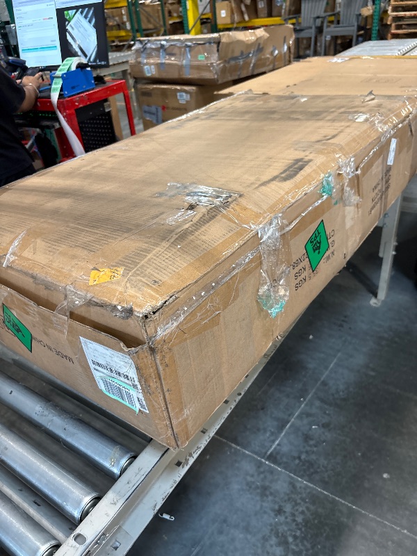 Photo 1 of Feonase 59" Round Extendable Dining Room Table for 6, Modern Oval Kitchen Table with Heavy Duty Wood Base, Dinette for Kitchen Living Room, Easy Assembly, Noise-Free, Black