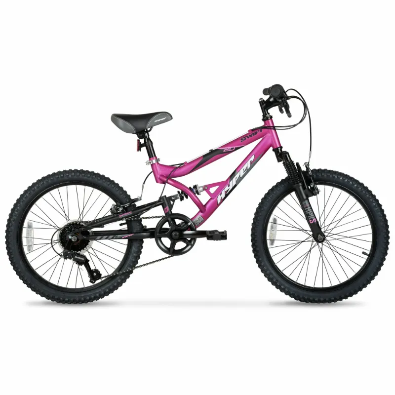 Photo 1 of **FINAL SALE-SO AS IS-NO REFUNDS OR STORE CREDIT**
20" Hyper Swift Mountain Bike, Magenta, Youth, Age Group 8-13 Years
