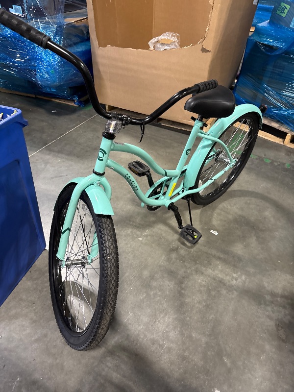 Photo 1 of *** AS IS / FINAL SALE - NO RETURNS ***Concord 24" Pacifica Cruiser Bike, Fits Riders 4'8" - 5'8", Pastel Green, Women's

