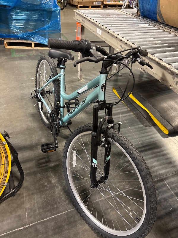 Photo 1 of *** AS IS / FINAL SALE - NO RETURNS ***
Huffy 24" Trail Runner Mountain Bike, Fits Riders 4'8" - 5'8", Teal, Adult, Women's
