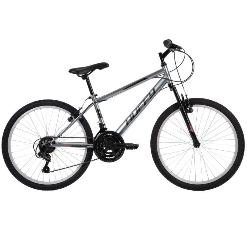 Photo 1 of *** AS IS / FINAL SALE - NO RETURNS ***(MINOR SCRAPES AND CUT ON SEAT)
Huffy 24" Rock Creek Mountain Bike, Fits Riders 4'8" - 5'8", Gray, Adult, Men's

