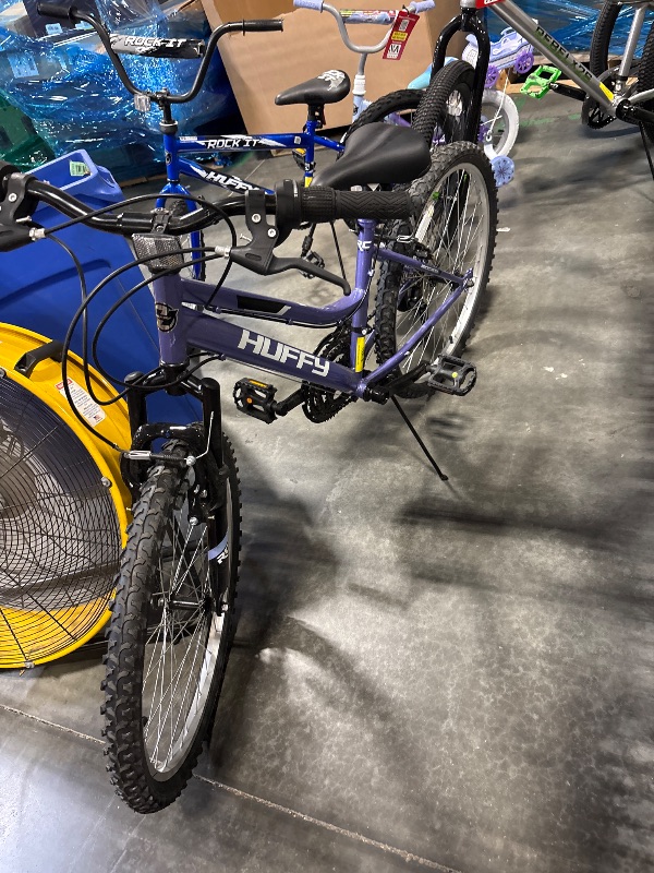 Photo 1 of *** AS IS / FINAL SALE - NO RETURNS ***
Huffy 24" Rock Creek Mountain Bike, Fits Riders 4'8" - 5'8", Purple, Adult, Women's
