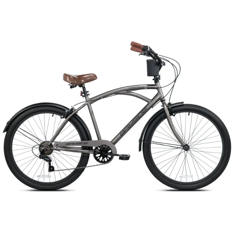 Photo 1 of *** AS IS / FINAL SALE - NO RETURNS ***26" Kent Bayside Cruiser Bicycle, Fits Rider 5'2"-5/10", Gray, Adults, Unisex

