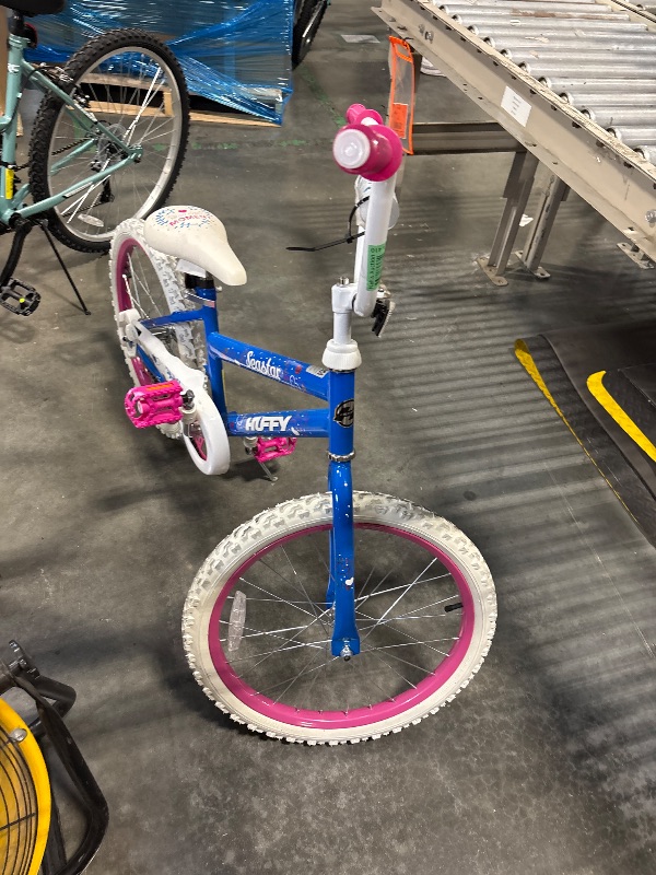 Photo 1 of *** AS IS / FINAL SALE - NO RETURNS ***Huffy Sea Star Kids Bike, 20" Wheels, Ages 5-12 Years, Streamers, Blue/Pink, Girls

