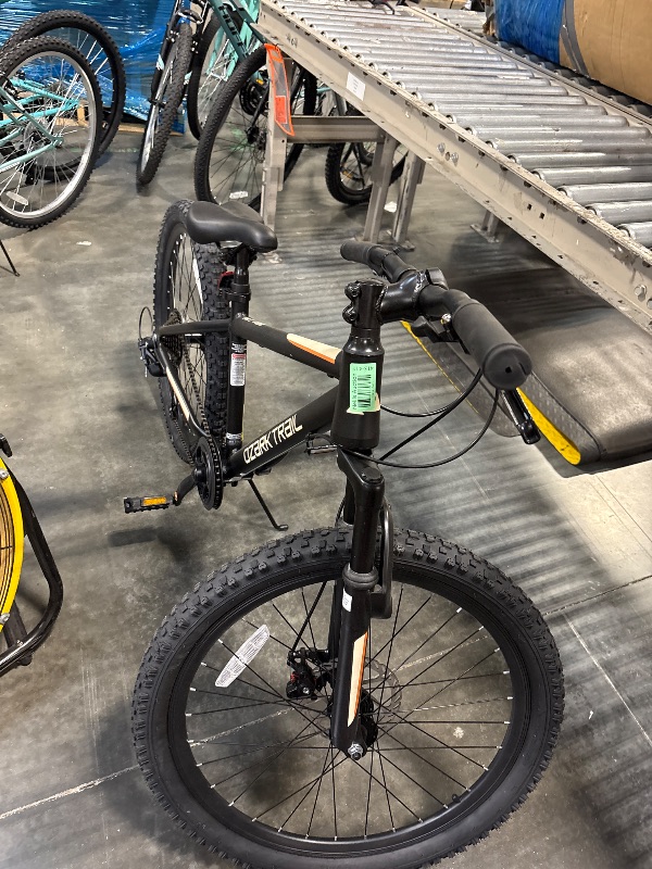 Photo 1 of *** AS IS / FINAL SALE - NO RETURNS ***24" Ozark Trail Vibe Mountain Bicycle, 8 Speed, Black, Fits Riders 4'6" - 5'6", Teen

