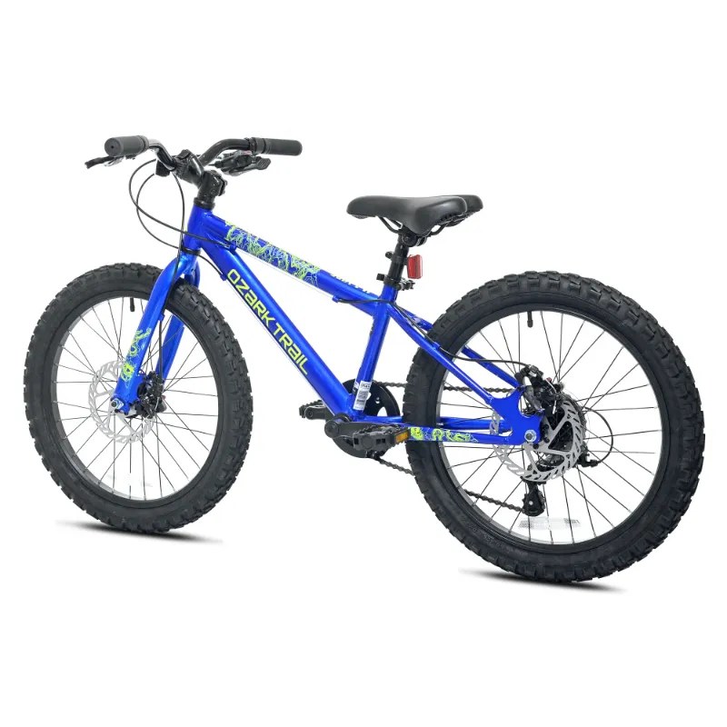Photo 1 of *** AS IS / FINAL SALE - NO RETURNS ***20" Ozark Trail Vibe Mountain Bicycle, 7 Speed, Fits Riders 3'11"-4'4", Blue, Teen, Unisex