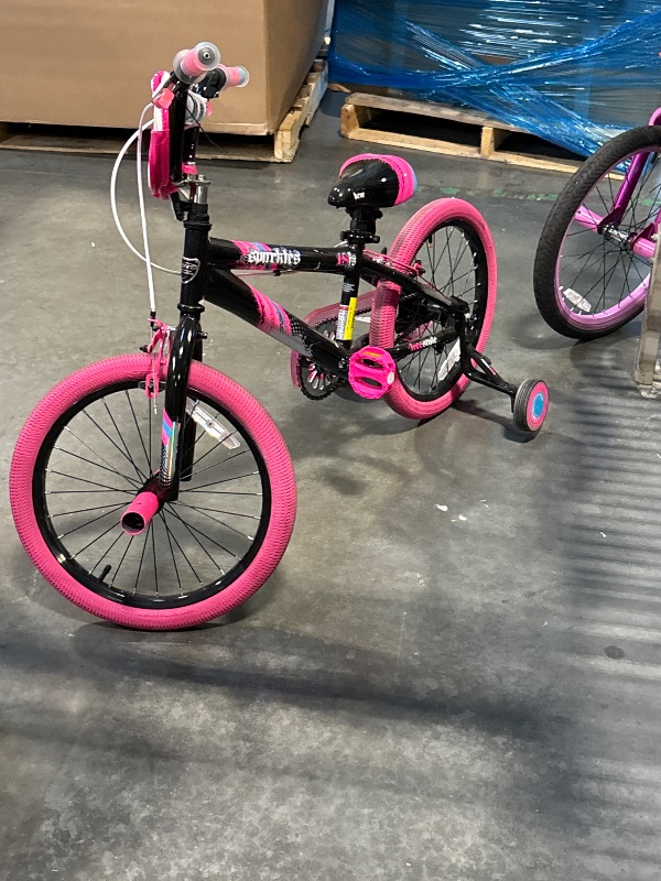 Photo 1 of *** AS IS / FINAL SALE - NO RETURNS ***Kent Sparkles Bicycle, 18" Wheels, Child Ages 6+, Black and Pink

