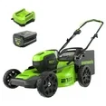 Photo 1 of **LOOKS LIKE BATTERY AND CHARGER ARE MISSING**
Greenworks 80V 21" Push Mower with (1) 4Ah Battery & Charger 2501202VT?
