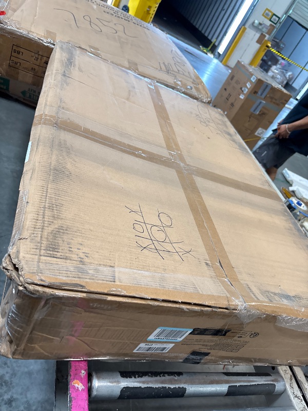 Photo 1 of **BOX 1 ONLY-PARTIAL SET**
Marsail 89" Sofa, 3 Seater Couch for Living Room, Comfy Sofa with Supportive Cushion and Sturdy Frame, Easy to Clean with Removable Covers, Blue
