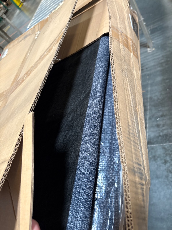 Photo 1 of **BOX 1 ONLY-PARTIAL SET**
Marsail 89" Sofa, 3 Seater Couch for Living Room, Comfy Sofa with Supportive Cushion and Sturdy Frame, Easy to Clean with Removable Covers, Blue