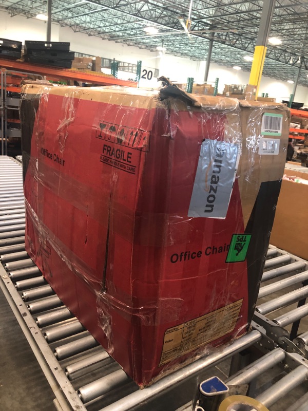 Photo 1 of Efomao Desk Office Chair 400LBS, Big and Tall Office Chair, PU Leather Computer Chair, Executive Office Chair with Leg Rest and Lumbar Support, Beige Office Chair