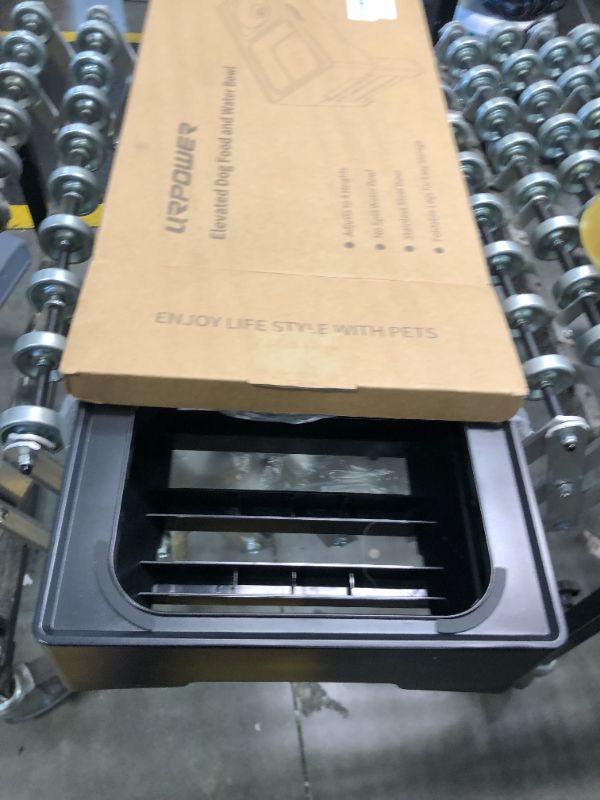 Photo 1 of ***NO BOWL***URPOWER 2-in-1 Elevated Dog Bowls 4 Height Adjustable Raised Dog Bowls with No Spill Water Bowl and Stainless Steel Food Bowl Non-Slip Stand for Small Medium Large Dogs