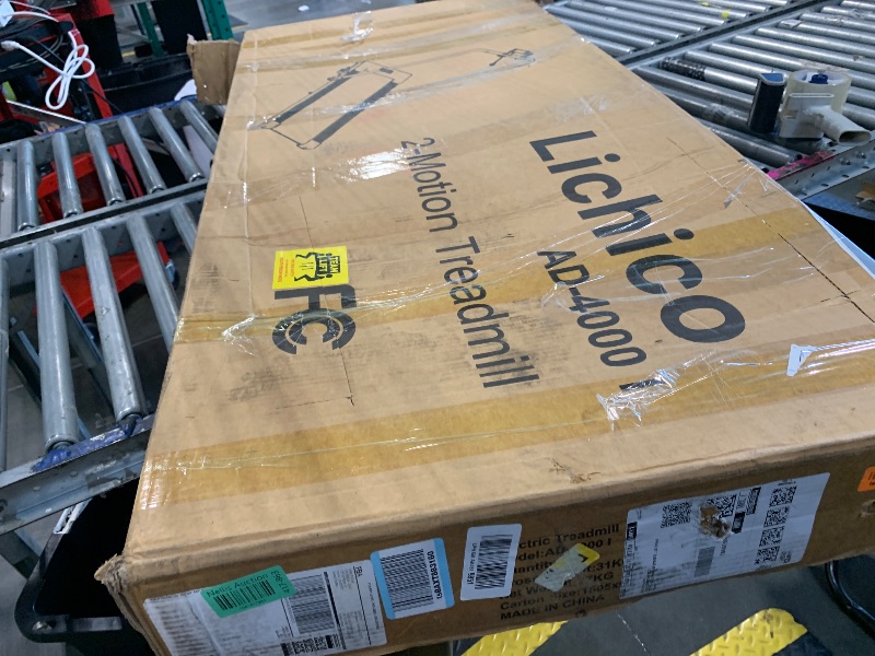 Photo 1 of *** FOR PARTS ***      
Lichico Treadmill with Incline Walking Pad Under Desk for Home and Office, 8.7MPH Compact Portable Folding Treadmill with Handle Bar, 3.0HP Quiet Brushless Motored, Remote and Smart App Control     