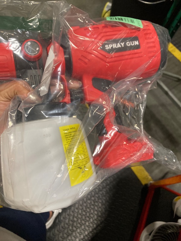 Photo 1 of **MISSING ACCESSORIES***SPRAY GUN ONLY**Picvelno Cordless HVLP Paint Sprayer for V20 Craftsman 20V Battery Tool,200W Brushless Handheld Electric Paint Spray Gun with 1000ML Container for DIY Small Projects:Fence,Cabinets,Chairs(No Battery)