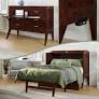 Photo 1 of 
Northampton Walnut Solid Wood Frame Full Size Murphy Bed Desk with Mattress