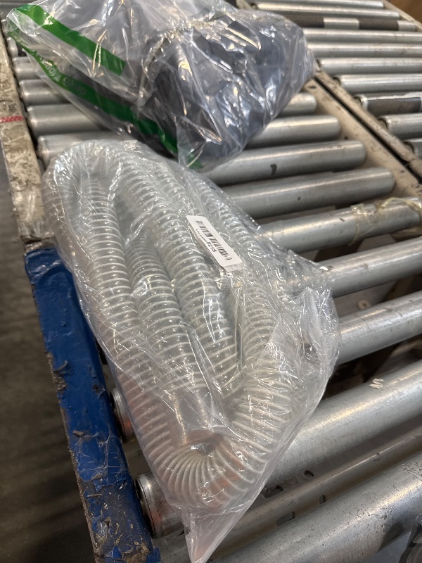 Photo 1 of 1.25" x 59" Swimming Pool Replacement Hoses for Above Ground Pool Pool Filter Pump Hoses Compatible with Filter Pump 330 GPH, 530 GPH, and 1000 GPH with Metal Clamps Fits For 607, 637 (White-2)