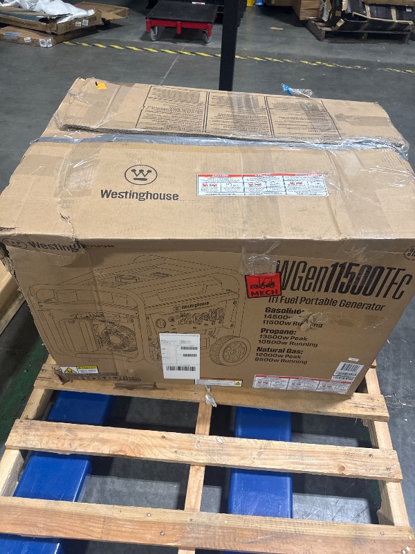Photo 1 of **PARTS ONLY***Westinghouse 14500 Peak Watt Tri-Fuel Home Backup Portable Generator, Remote Electric Start, Transfer Switch Ready, Gas, Propane, and Natural Gas Powered
