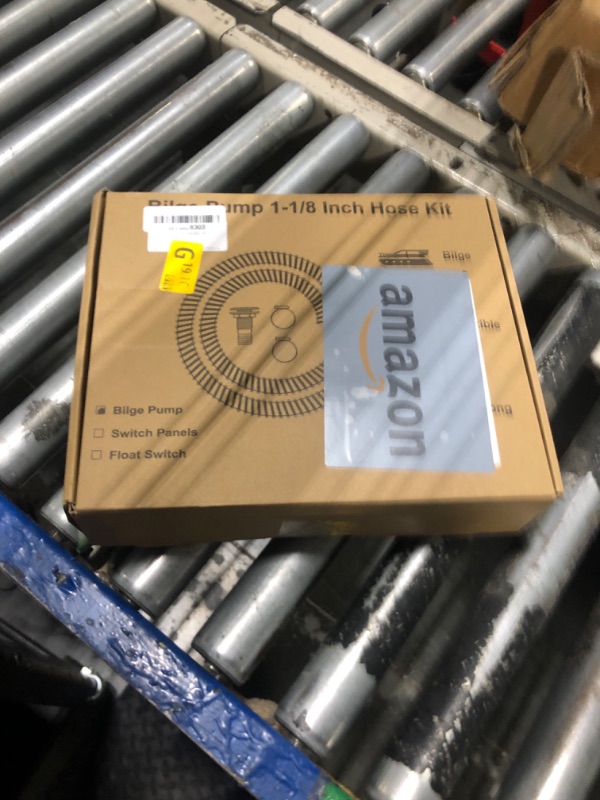 Photo 1 of 1100 GPH Automatic Boat Bilge Water Pump 12V, 1-1/8 Inch Dia Bilge Pump Plumbing Kit with 6FT Hose, 2 Clamps, Thru-Hull Fitting, Ideal for Fishing Boats, Cruisers, Runabouts, Yachts