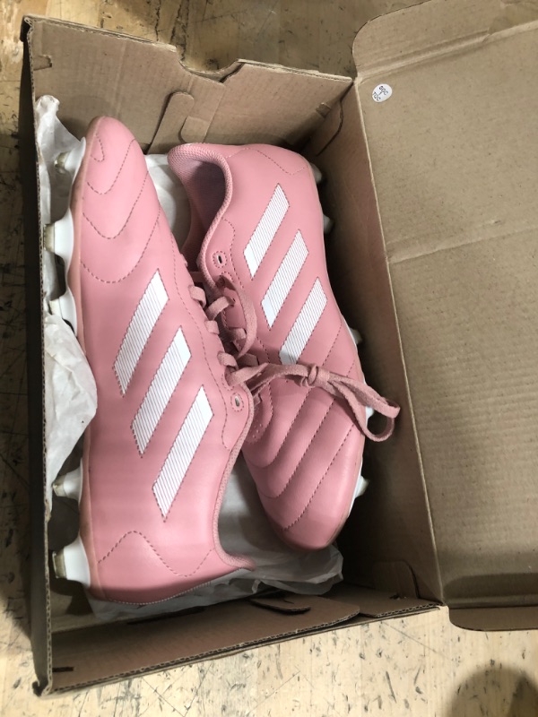 Photo 1 of adidas Unisex Goletto Firm Ground Soccer Shoe, Wonder Mauve/White/White, 8 US Women