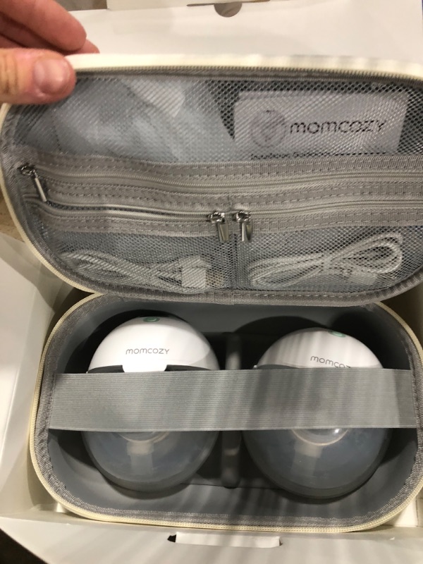 Photo 1 of *******USED*********

Momcozy M5 Hands-Free Wearable Breast Pump, Double-Sealed Flange for Baby-Like Comfort, 3 Modes & 9 Suction Levels, Portable Electric Pump – 24mm, 2 Pack Mint