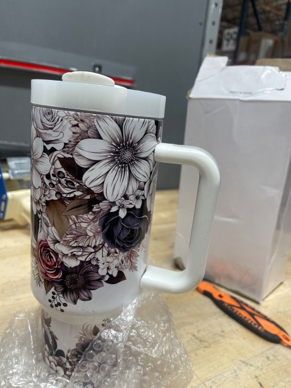 Photo 1 of Mothers Day Tumbler, Gifts for Mom from Daughter, Birthday Gifts for Mom Tumbler with Lid and Straw Travel Coffee Mug 40oz Double Wall Vacuun Insulated Cup
