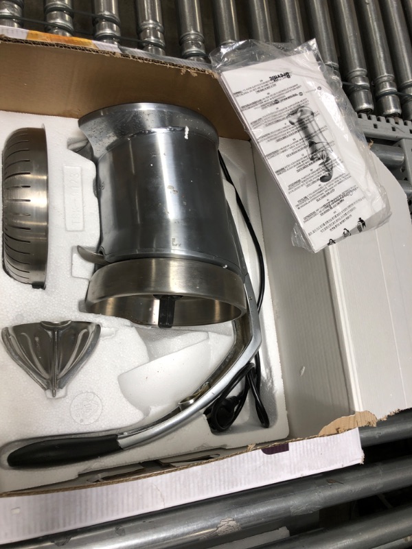 Photo 1 of ***(NON FUNCTIONAL/ NO RETURNS OR REFUNDS)***
Breville 800CPXL Juicer, One Size, Brushed Stainless