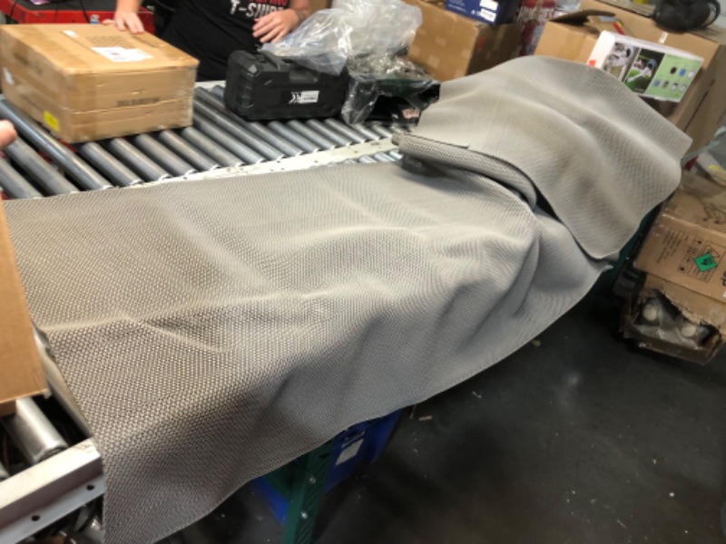 Photo 1 of ***DAMAGED - SLASHED - SEE PICTURES***
WLWLEO Drainage Non Slip Flooring Mats Swimming Pool Bathroom Anti-Fatigue Rubber Matting 3x10 Ft Heavy Duty Commercial Anti Slip Floor Mats for Garage Restaurant Sauna SPA,Gray/Grey,0.9×3M
