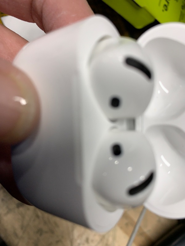 Photo 1 of Apple AirPods 4 Wireless Earbuds, Bluetooth Headphones, Personalized Spatial Audio, Sweat and Water Resistant, USB-C Charging Case, H2 Chip, Up to 30 Hours of Battery Life, Effortless Setup for iPhone