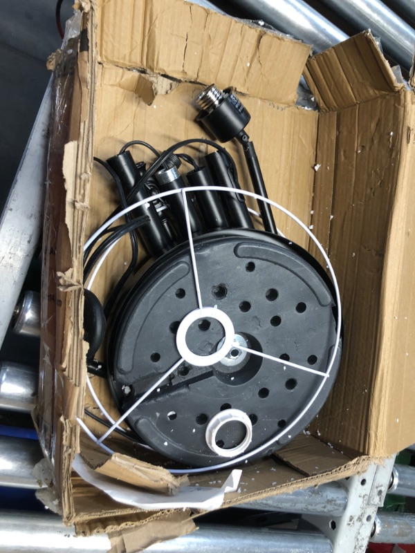 Photo 1 of ***DAMAGED - LINER AROUND BULB SOCKET BROKEN - DENTED - SEE PICTURES***
SURAIELEC Arc Floor Lamp, Overhang Cantilever Standing Floor Lamp for Couch, Sofa, Reading, Living Room, Bedroom, Adjustable Balance Arm, Natural Linen Drum Shade, Matt Black Metal Po