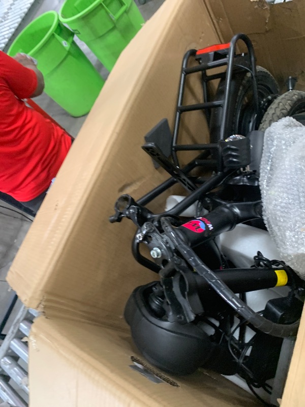 Photo 1 of **HEAVILY USED**Windone S14 Electric Bike for Adults, Max 19MPH Speed & 28 Miles Range (PAS), 500W Peak Motor and Lightweight & Portable, Dual Shock Absorbers Electric Bicycle, 14" Foldable ebike for Adults