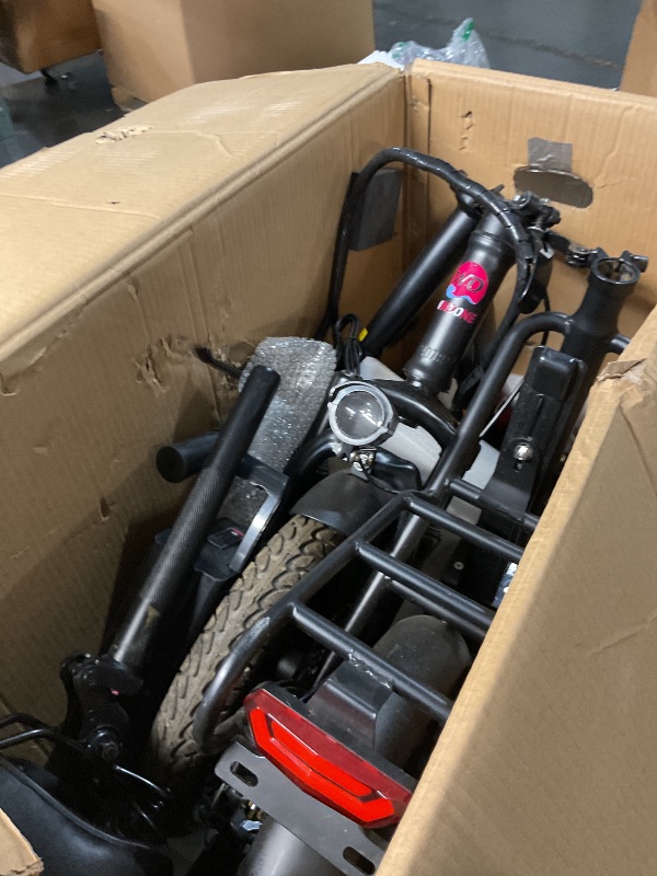 Photo 1 of **HEAVILY USED**Windone S14 Electric Bike for Adults, Max 19MPH Speed & 28 Miles Range (PAS), 500W Peak Motor and Lightweight & Portable, Dual Shock Absorbers Electric Bicycle, 14" Foldable ebike for Adults