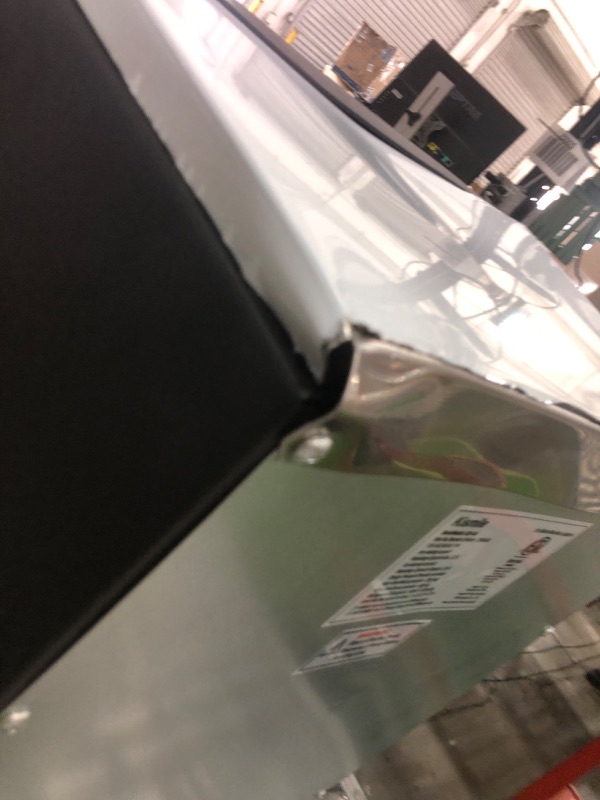 Photo 1 of DENTED Commercial Ice Maker Machine, 100 lbs/24H Under Counter Ice Machine with 2 Way Water Inlet, 33lbs Ice Storage, Stainless Steel Freestanding, Self Cleaning Ice Makers for Home/Bar/Restaurant/Outdoor