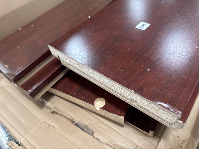 Photo 1 of *NO HARDWARE** OfficeWorks by Sauder Affirm 36"x66" 5 Shelf Bookcase, in a Classic Cherry Finish