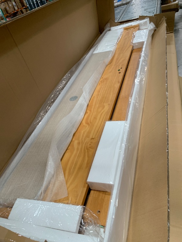 Photo 1 of ***PARTS ONLY***ZINUS Allen Mid Century Wood Platform Bed Frame, Solid Wood Foundation, Wood Slat Support, No Box Spring Needed, Easy Assembly, King