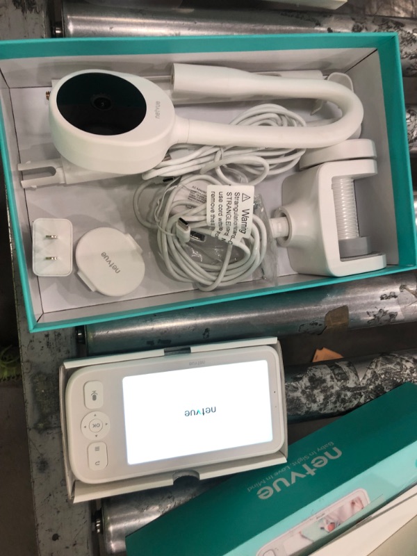 Photo 1 of NETVUE Upgraded Baby Camera Monitor Video - 5000mAh Baby Monitor with Camera and Audio, 5" Display, 4 in 1 Bracket Meets The Needs in All Scenarios, Smart Phone App, Cry Detection