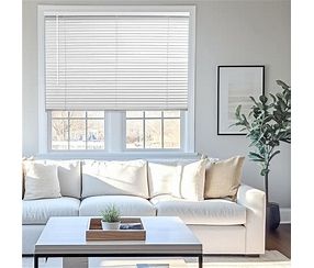 Photo 1 of 4ft long white window blinds 